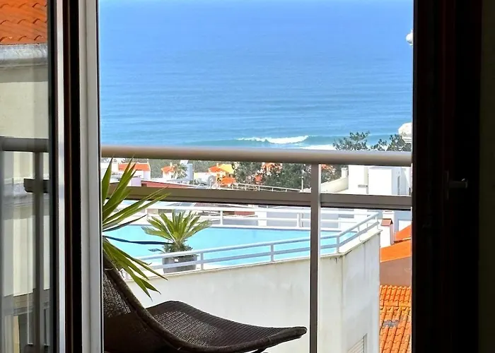 Boutique W Sea View And Private Rooftop Terace Apartament Nazaré