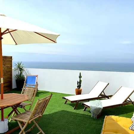 Boutique W Sea View And Private Rooftop Terace Apartment Nazare